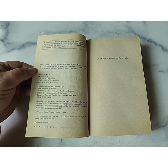 Fire And Rain By Kathleen Eagle Paperback - Picture 4 of 10